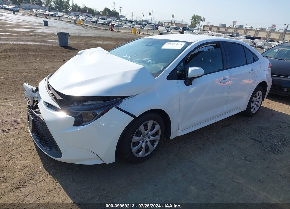 2020 TOYOTA COROLLA LE VIN: JTDEPRAE9LJ005521