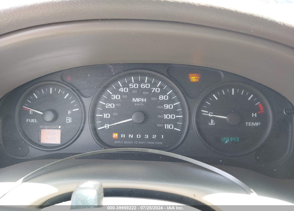 2003 OLDSMOBILE SILHOUETTE GL VIN: 1GHDX03E53D279215