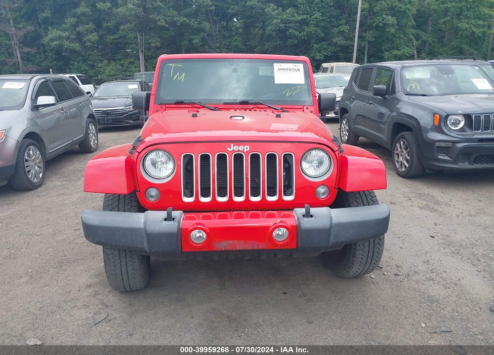2016 JEEP WRANGLER UNLIMITED SAHARA VIN: 1C4HJWEG4GL264503