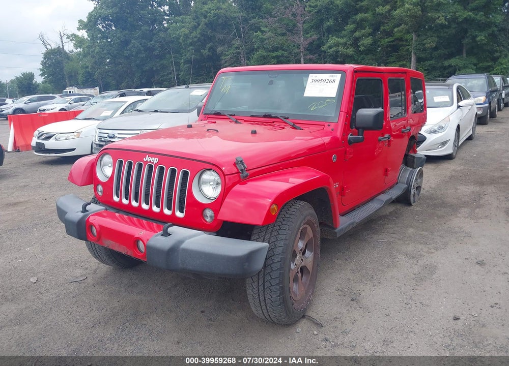2016 JEEP WRANGLER UNLIMITED SAHARA VIN: 1C4HJWEG4GL264503
