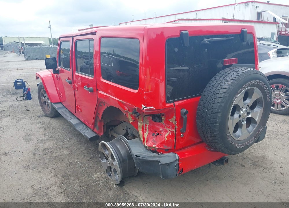 2016 JEEP WRANGLER UNLIMITED SAHARA VIN: 1C4HJWEG4GL264503