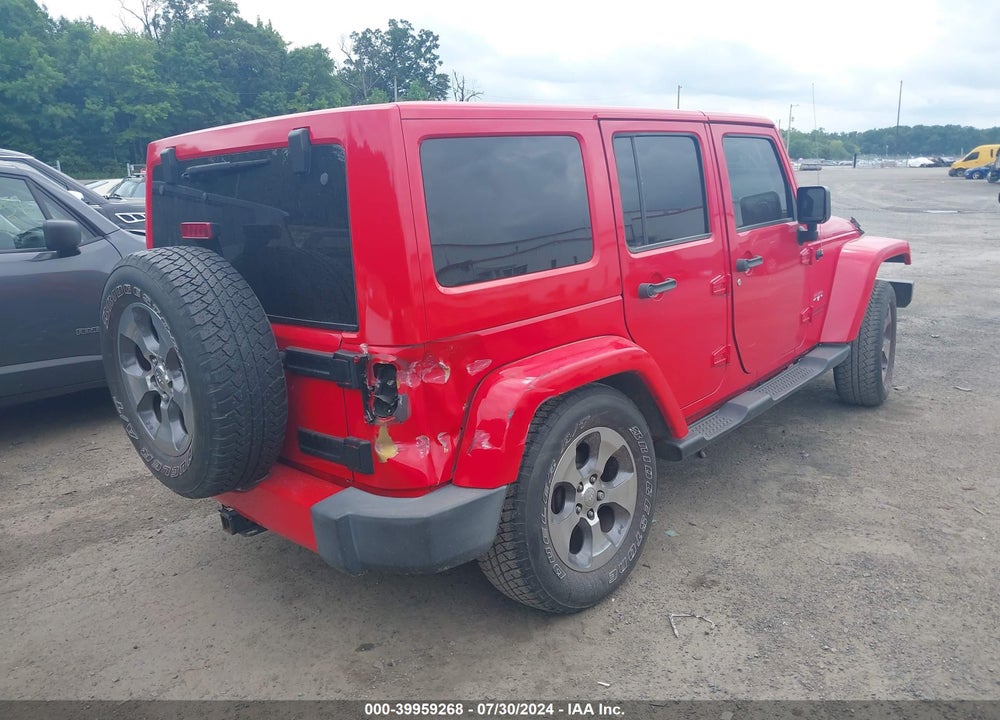 2016 JEEP WRANGLER UNLIMITED SAHARA VIN: 1C4HJWEG4GL264503