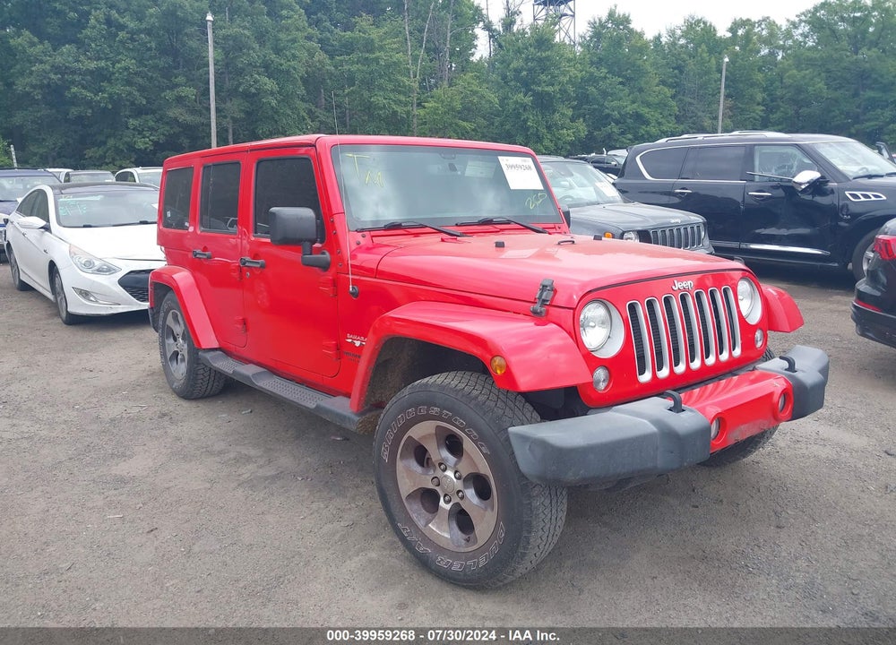 2016 JEEP WRANGLER UNLIMITED SAHARA VIN: 1C4HJWEG4GL264503