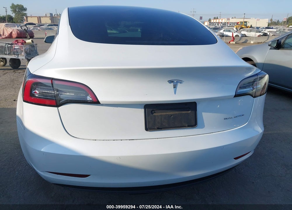 2022 TESLA MODEL 3 LONG RANGE DUAL MOTOR ALL-WHEEL DRIVE VIN: 5YJ3E1EB7NF210831