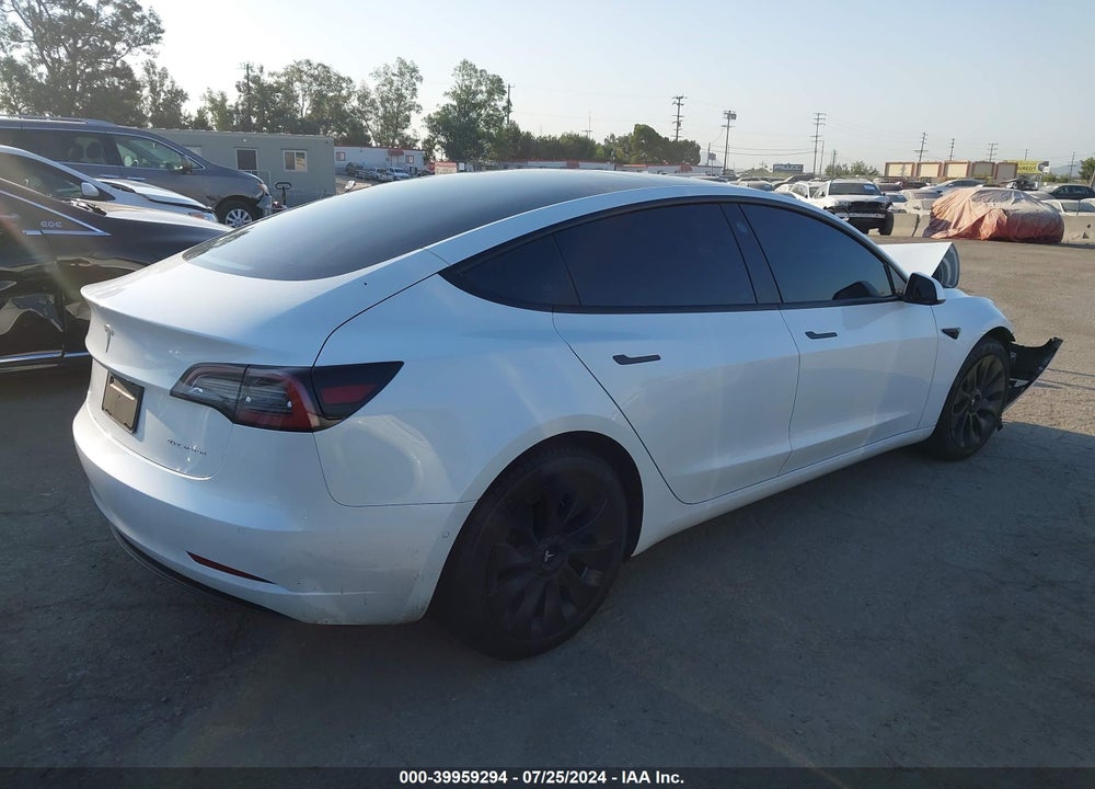 2022 TESLA MODEL 3 LONG RANGE DUAL MOTOR ALL-WHEEL DRIVE VIN: 5YJ3E1EB7NF210831