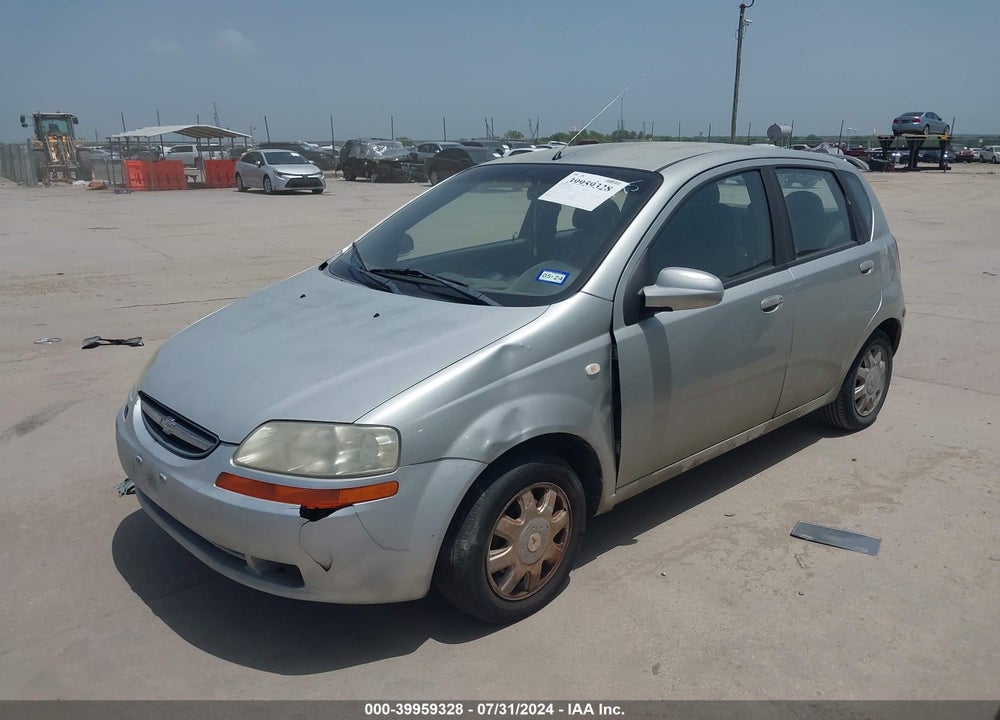2005 CHEVROLET AVEO LT VIN: KL1TG626X5B284995