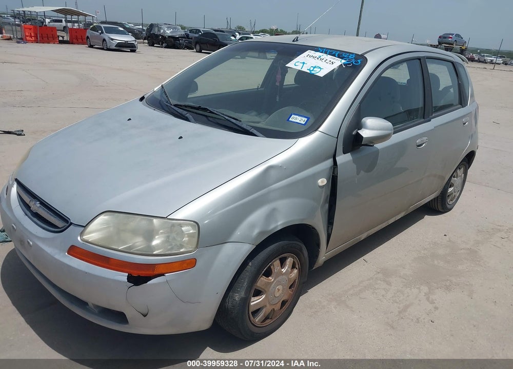 2005 CHEVROLET AVEO LT VIN: KL1TG626X5B284995