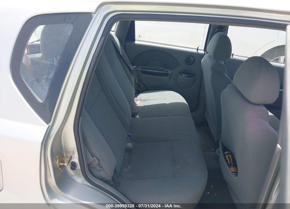 2005 CHEVROLET AVEO LT VIN: KL1TG626X5B284995