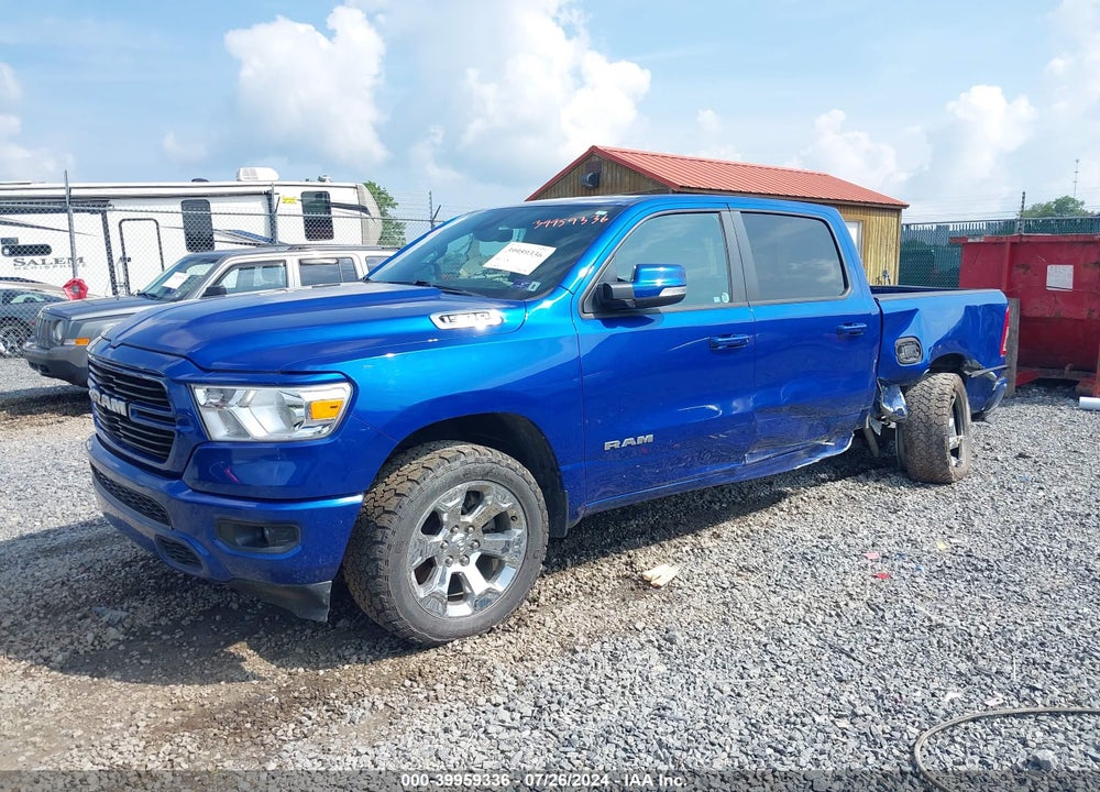 2019 RAM 1500 BIG HORN/LONE STAR 4X4 5'7 BOX VIN: 1C6SRFFT4KN904174