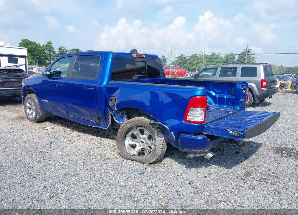 2019 RAM 1500 BIG HORN/LONE STAR 4X4 5'7 BOX VIN: 1C6SRFFT4KN904174