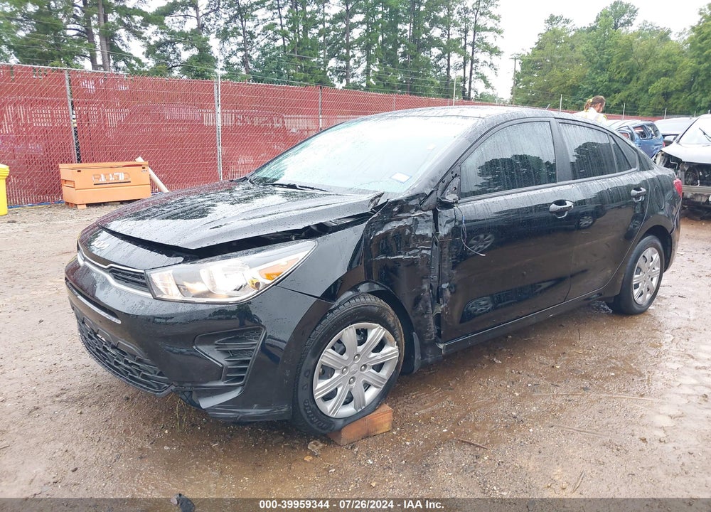 2022 KIA RIO LX VIN: 3KPA24ADXNE501872