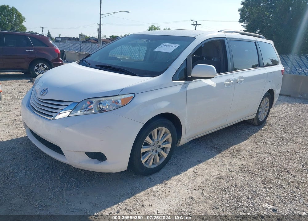 2015 TOYOTA SIENNA LE 7 PASSENGER VIN: 5TDJK3DC0FS126515