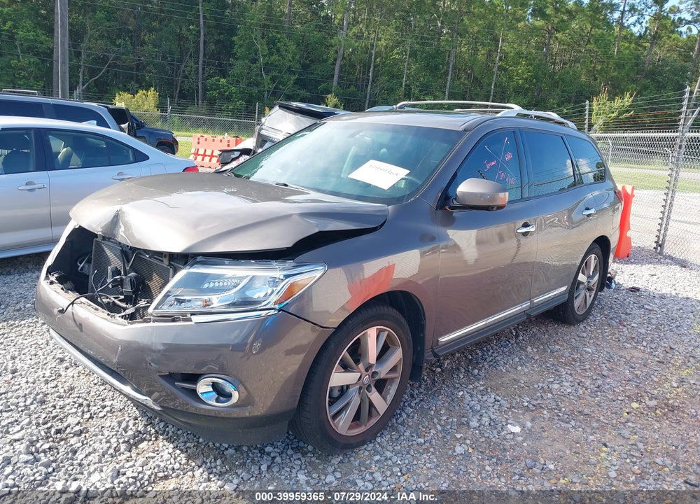 2014 NISSAN PATHFINDER PLATINUM VIN: 5N1AR2MM9EC615232
