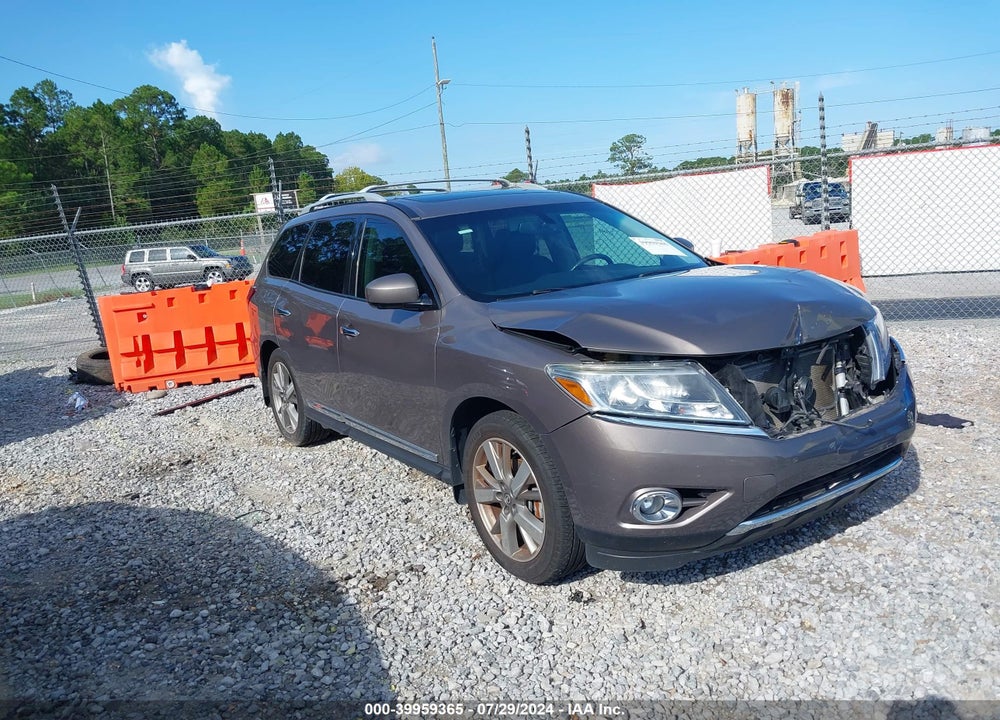 2014 NISSAN PATHFINDER PLATINUM VIN: 5N1AR2MM9EC615232