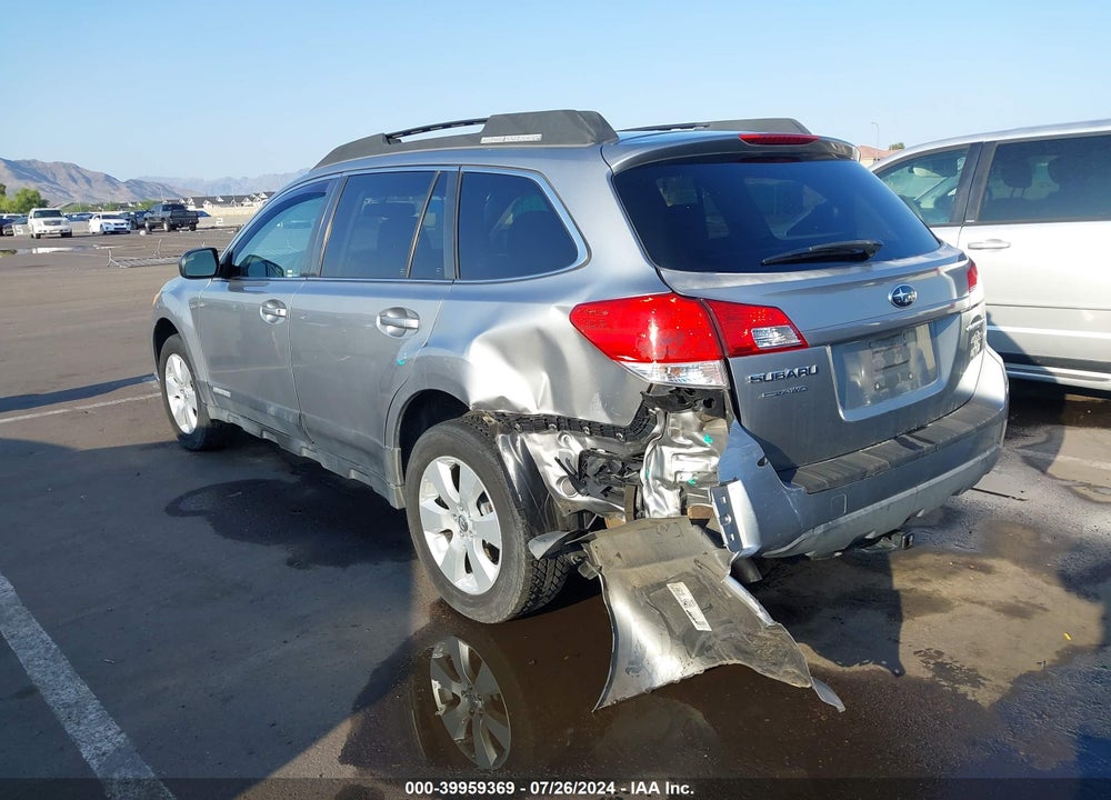 2011 SUBARU OUTBACK 2.5I PREMIUM VIN: 4S4BRBCC3B3343754