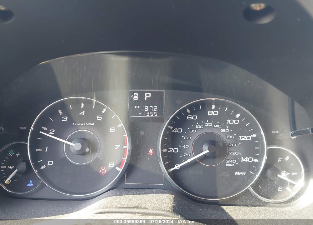 2011 SUBARU OUTBACK 2.5I PREMIUM VIN: 4S4BRBCC3B3343754