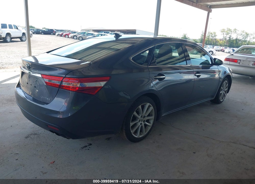 2014 TOYOTA AVALON LIMITED/XLE/XLE PREMIUM/XLE TOURING VIN: 4T1BK1EB2EU081131