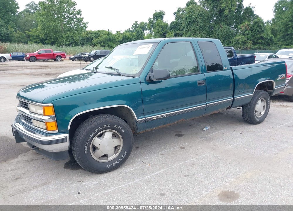 1997 CHEVROLET K1500 FLEETSIDE VIN: 2GCEK19R6V1129976