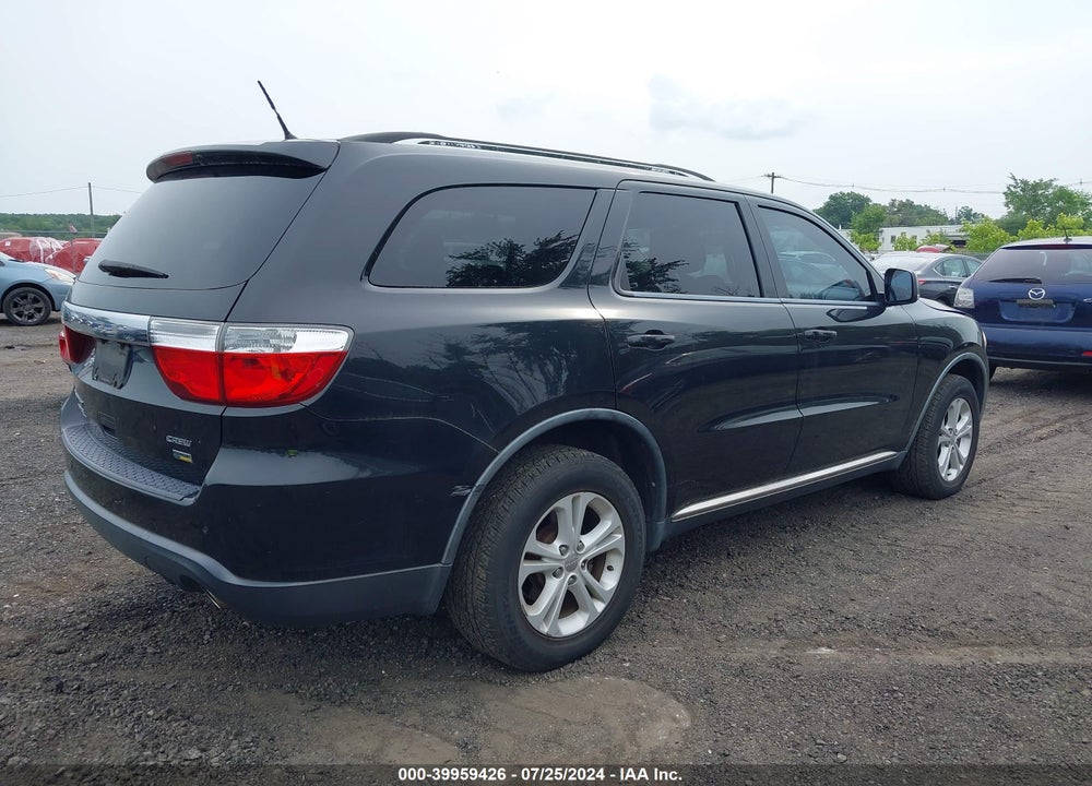 2012 DODGE DURANGO CREW VIN: 1C4RDJDG8CC118003