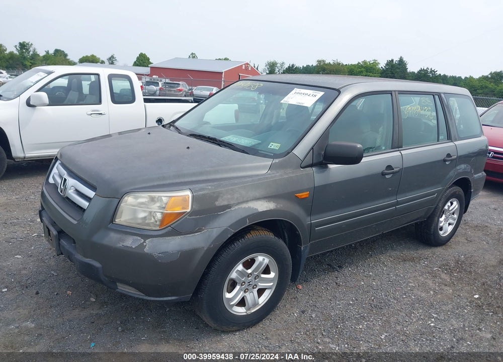 2007 HONDA PILOT LX VIN: 5FNYF28117B030498