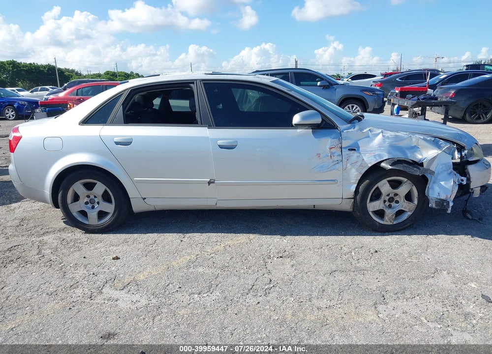 2004 AUDI A4 1.8T VIN: WAUJC68E44A201315