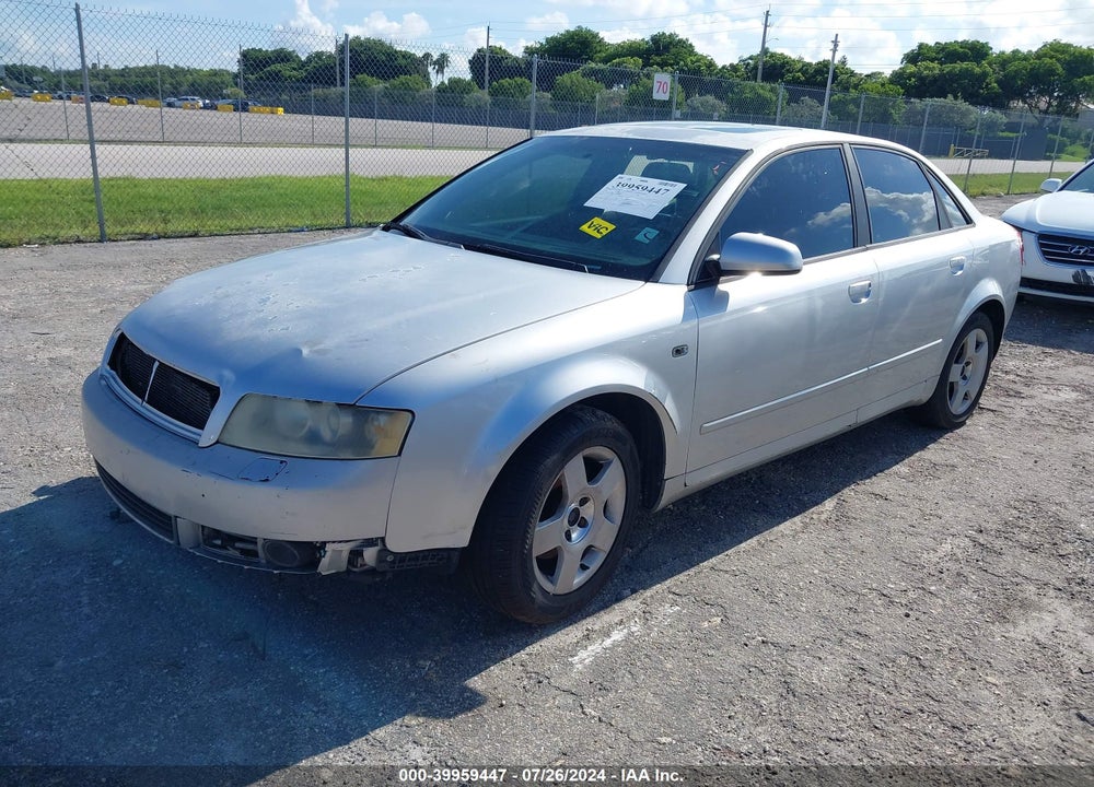 2004 AUDI A4 1.8T VIN: WAUJC68E44A201315