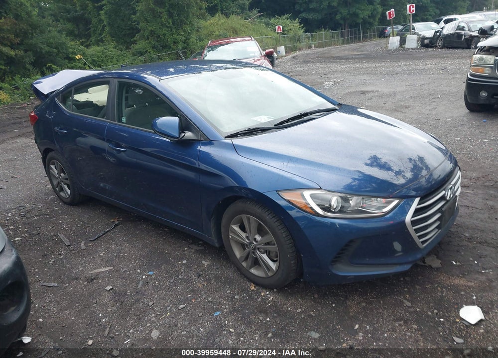 2018 HYUNDAI ELANTRA SEL VIN: 5NPD84LF6JH270517