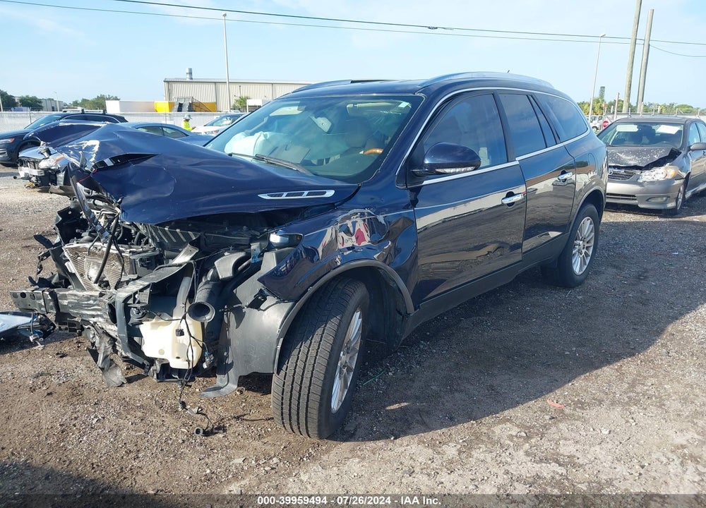 2012 BUICK ENCLAVE LEATHER VIN: 5GAKRCED6CJ343844