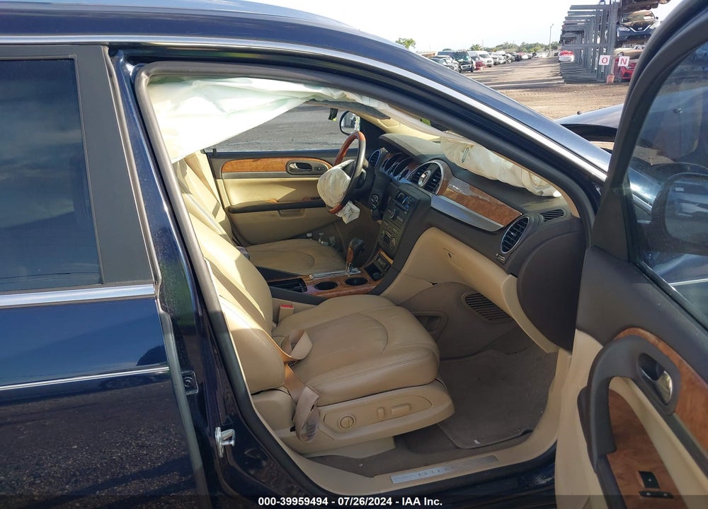 2012 BUICK ENCLAVE LEATHER VIN: 5GAKRCED6CJ343844