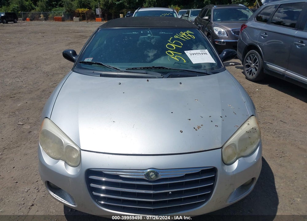 2006 CHRYSLER SEBRING TOURING VIN: 1C3EL55R86N197775