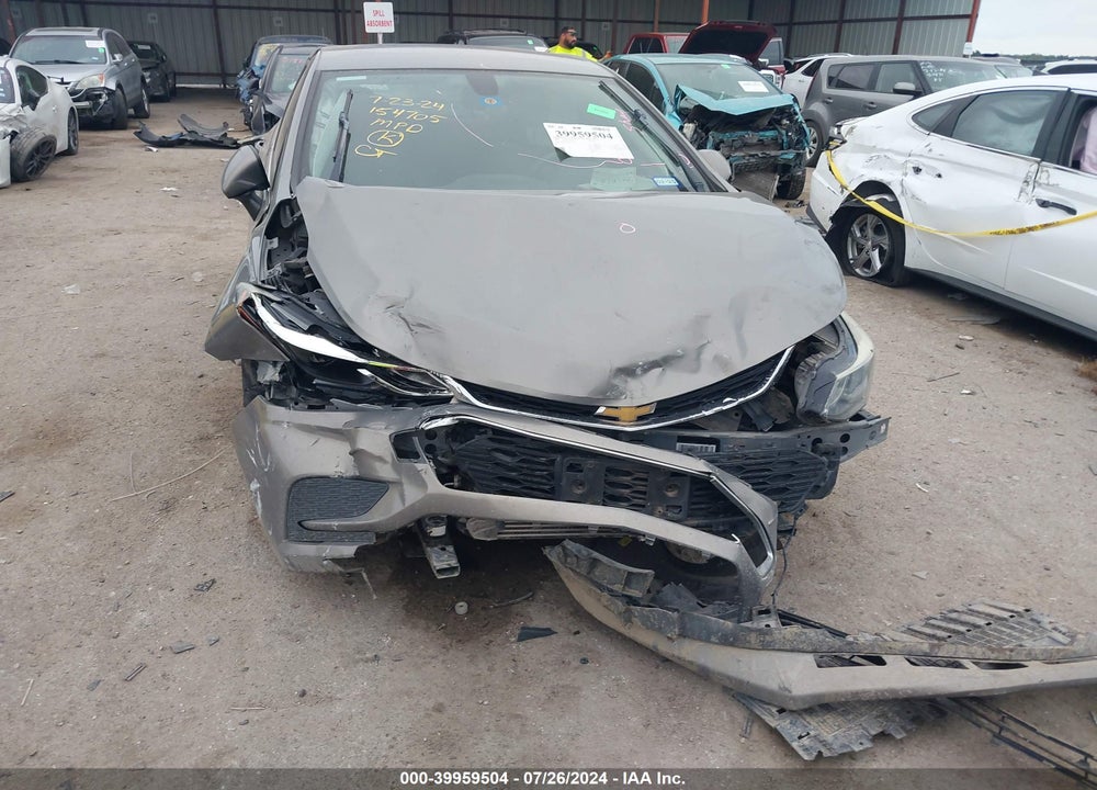 2017 CHEVROLET CRUZE LT AUTO VIN: 1G1BE5SM5H7250577
