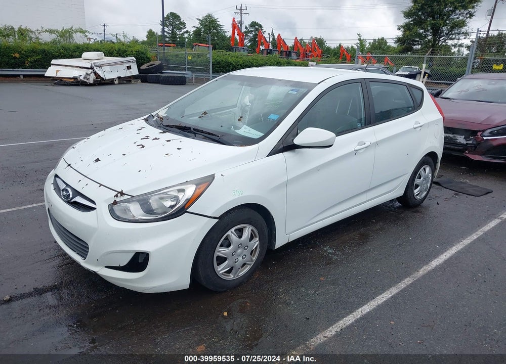 2014 HYUNDAI ACCENT GS VIN: KMHCT5AE0EU176215