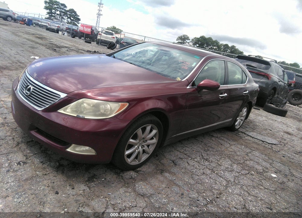 2007 LEXUS LS 460 VIN: JTHBL46F775049310