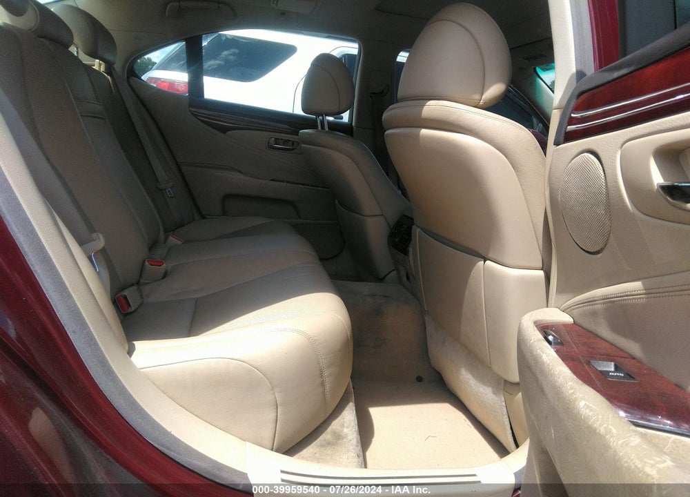 2007 LEXUS LS 460 VIN: JTHBL46F775049310
