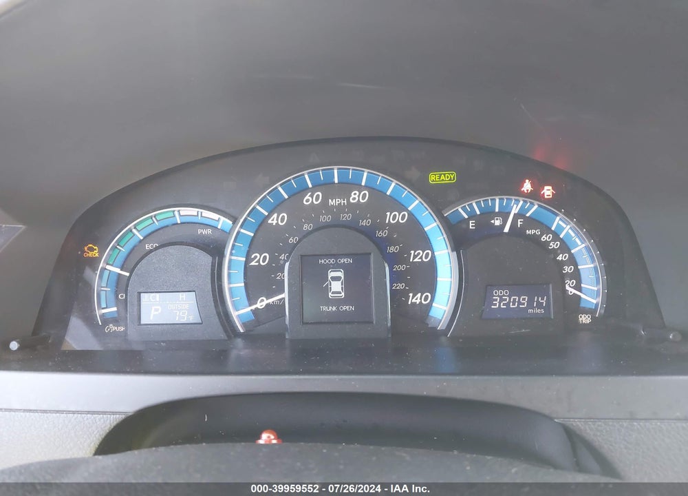 2013 TOYOTA CAMRY HYBRID LE/XLE VIN: 4T1BD1FK3DU074356