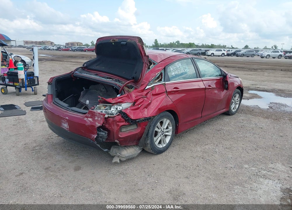 2014 HYUNDAI SONATA GLS VIN: 5NPEB4AC0EH827037
