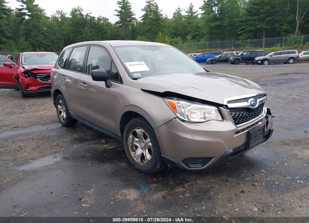 2016 SUBARU FORESTER 2.5I VIN: JF2SJAAC8GH477924
