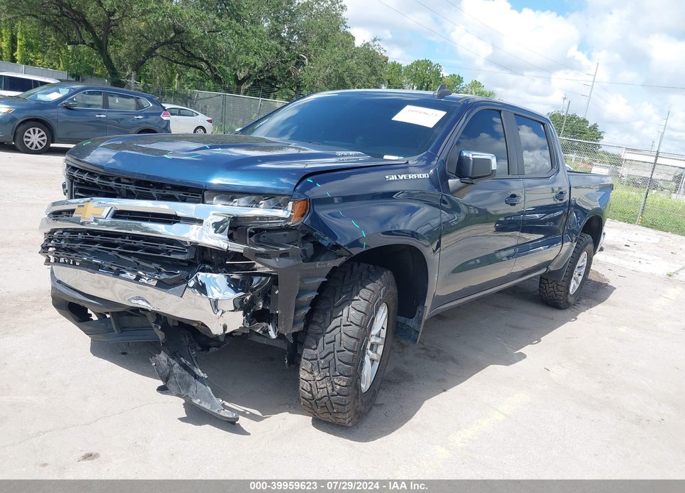 2020 CHEVROLET SILVERADO 1500 4WD SHORT BED LT VIN: 3GCUYDET7LG451396