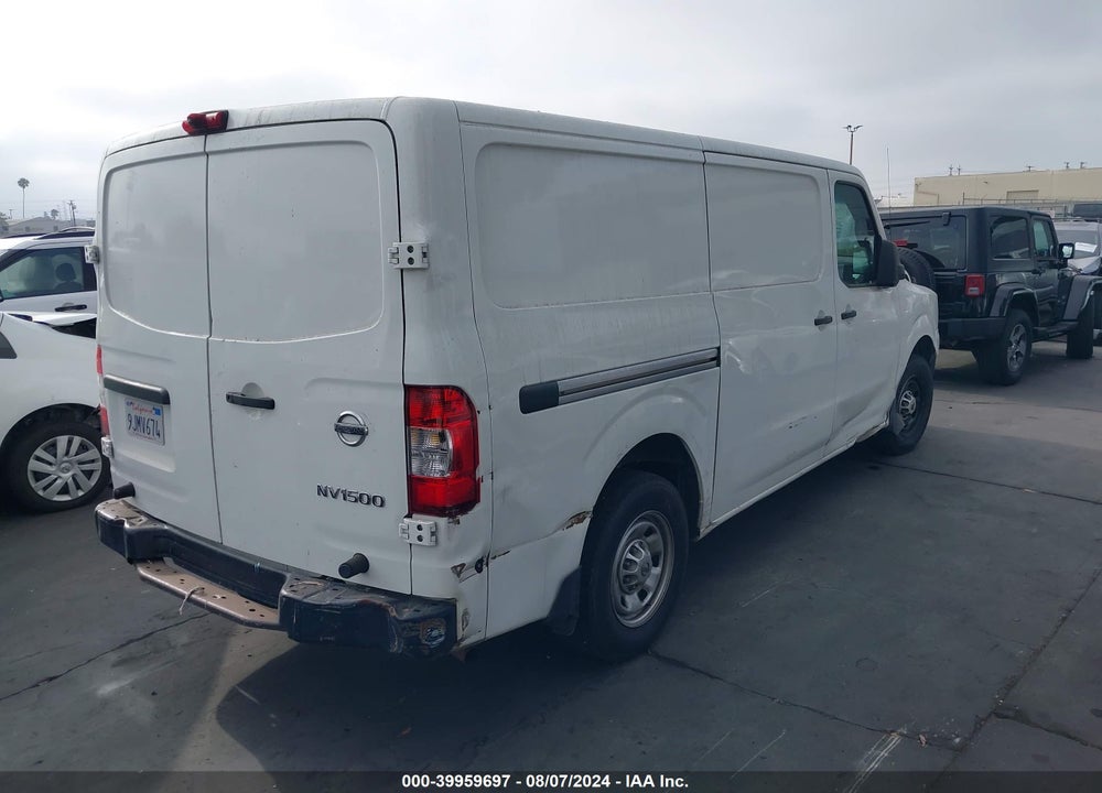 2015 NISSAN NV CARGO NV1500 S V6 VIN: 1N6BF0KL6FN808005