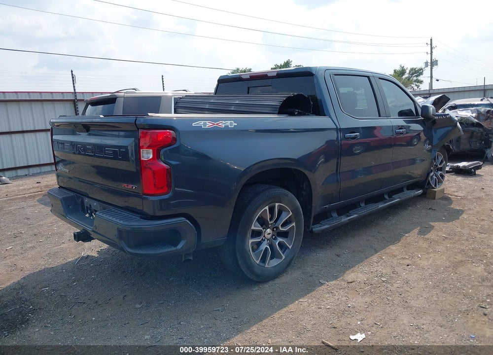 2020 CHEVROLET SILVERADO 1500 4WD SHORT BED RST VIN: 3GCUYEED6LG436368