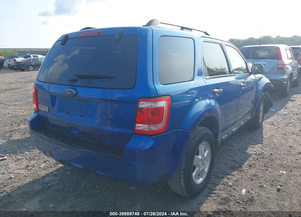 2011 FORD ESCAPE XLT VIN: 1FMCU0D77BKB78211