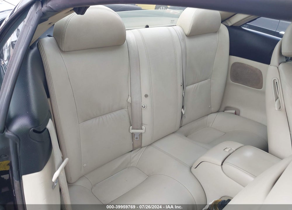 2005 LEXUS SC 430 VIN: JTHFN48Y350063337