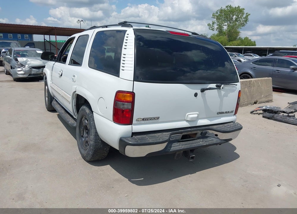 2005 CHEVROLET TAHOE LT VIN: 1GNEK13T95J110727