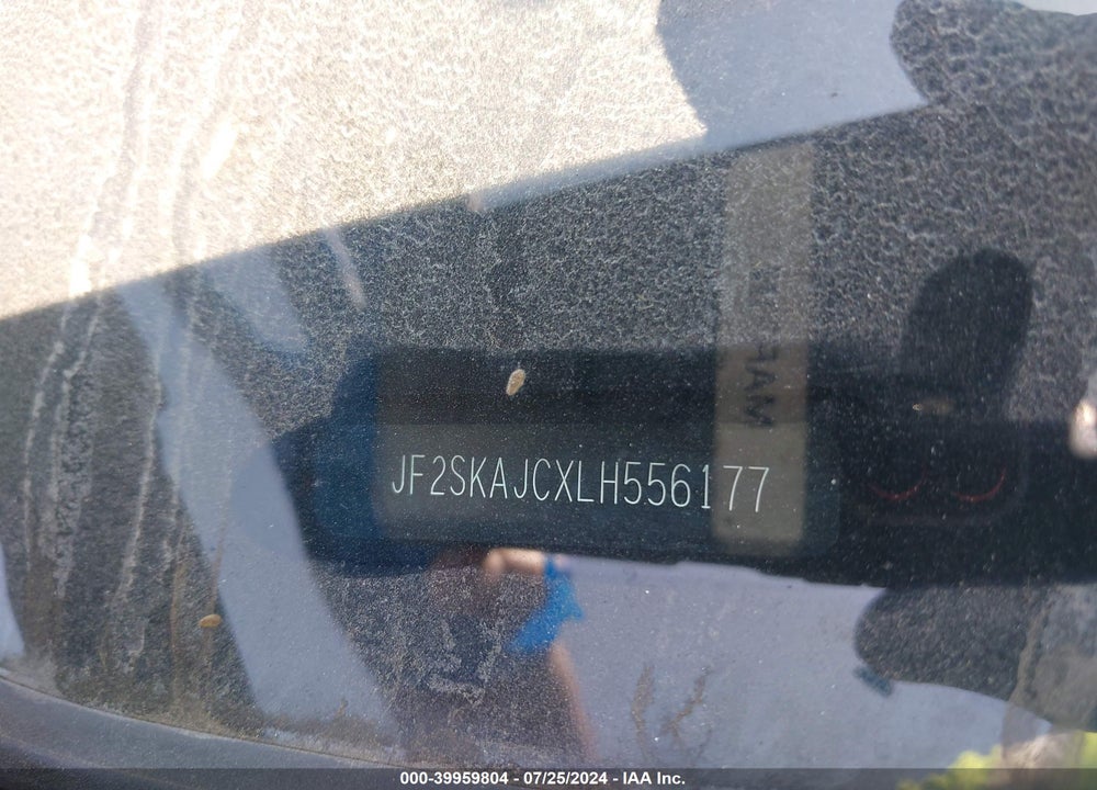 2020 SUBARU FORESTER PREMIUM VIN: JF2SKAJCXLH556177