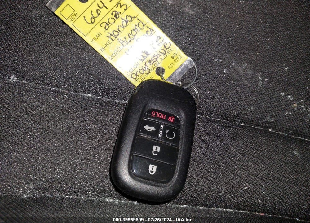 2023 HONDA ACCORD LX VIN: 1HGCY1F2XPA059194