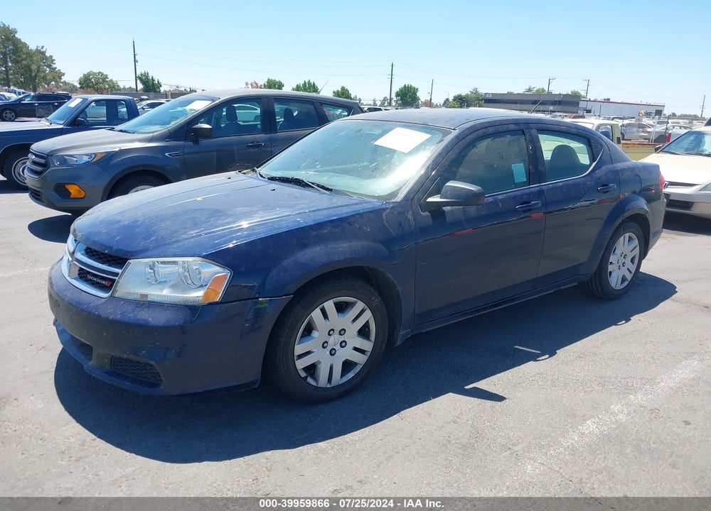 2014 DODGE AVENGER SE VIN: 1C3CDZAB0EN202230