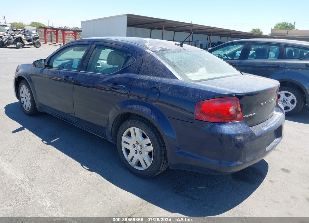 2014 DODGE AVENGER SE VIN: 1C3CDZAB0EN202230