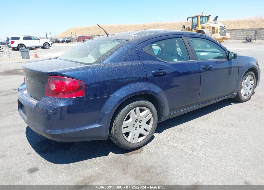 2014 DODGE AVENGER SE VIN: 1C3CDZAB0EN202230
