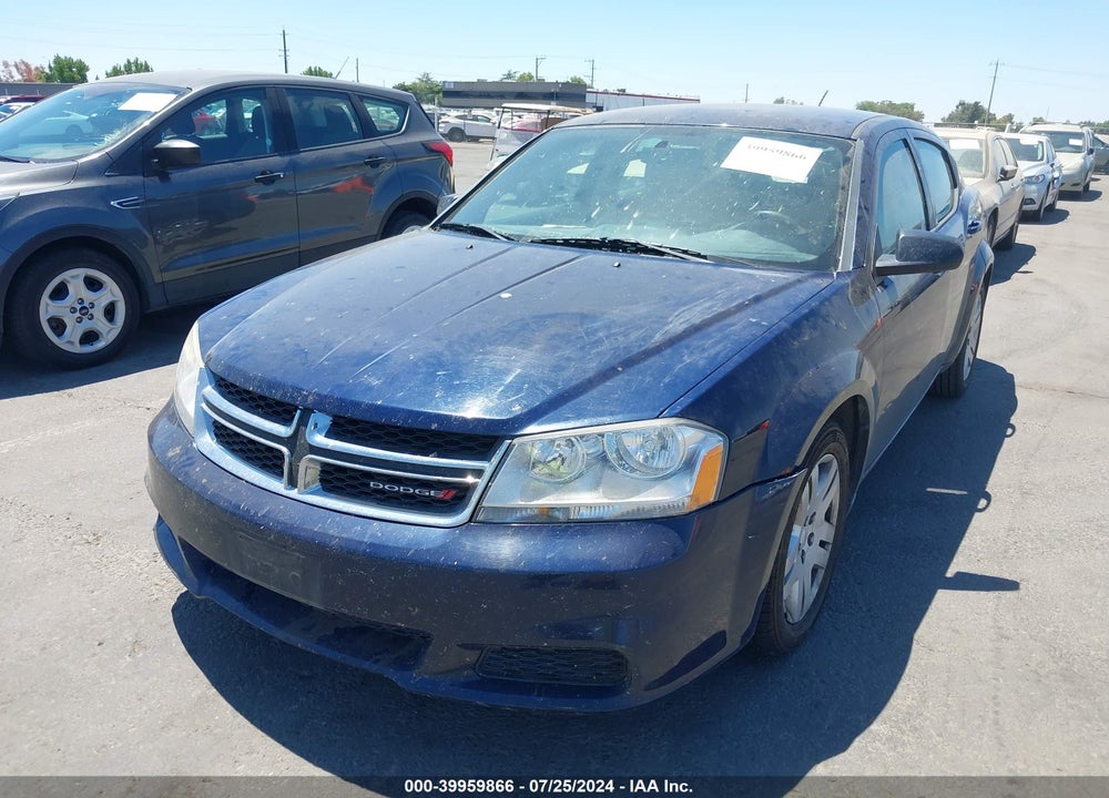 2014 DODGE AVENGER SE VIN: 1C3CDZAB0EN202230
