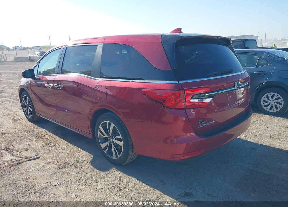 2022 HONDA ODYSSEY TOURING VIN: 5FNRL6H80NB044214